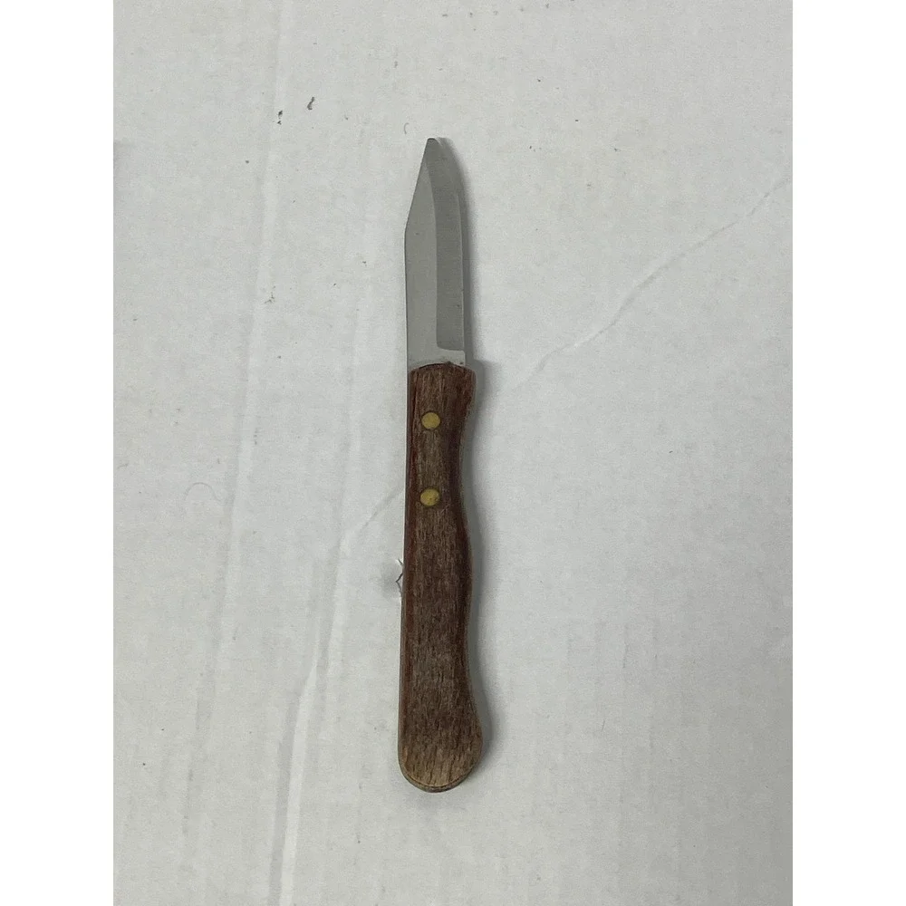 Ekco‎ Vanadium Stainless Steel Paring Knife Wood Handle Made in USA